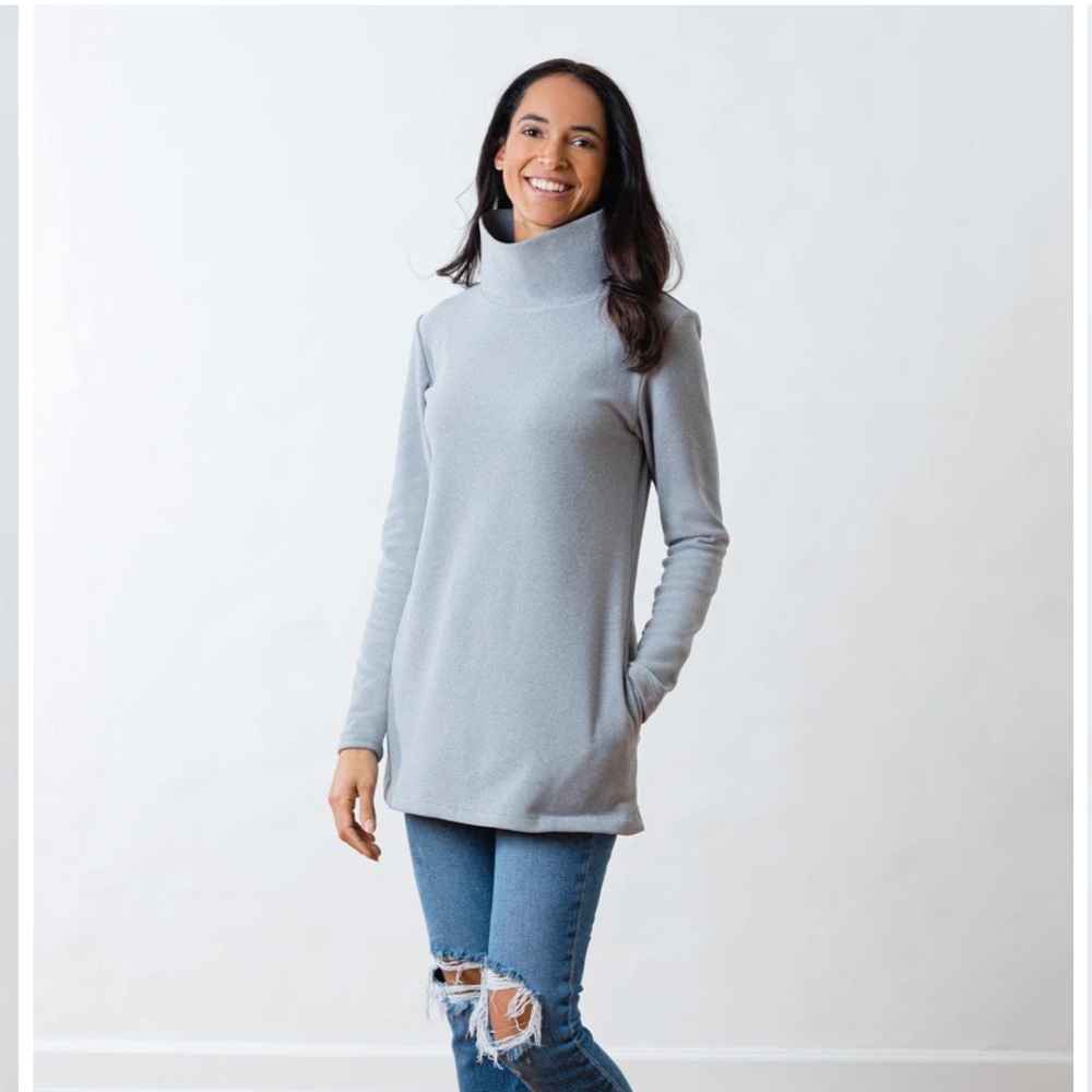 Dudley Stephens, Terry Fleece, Cobble Hill, Heather Grey, Small